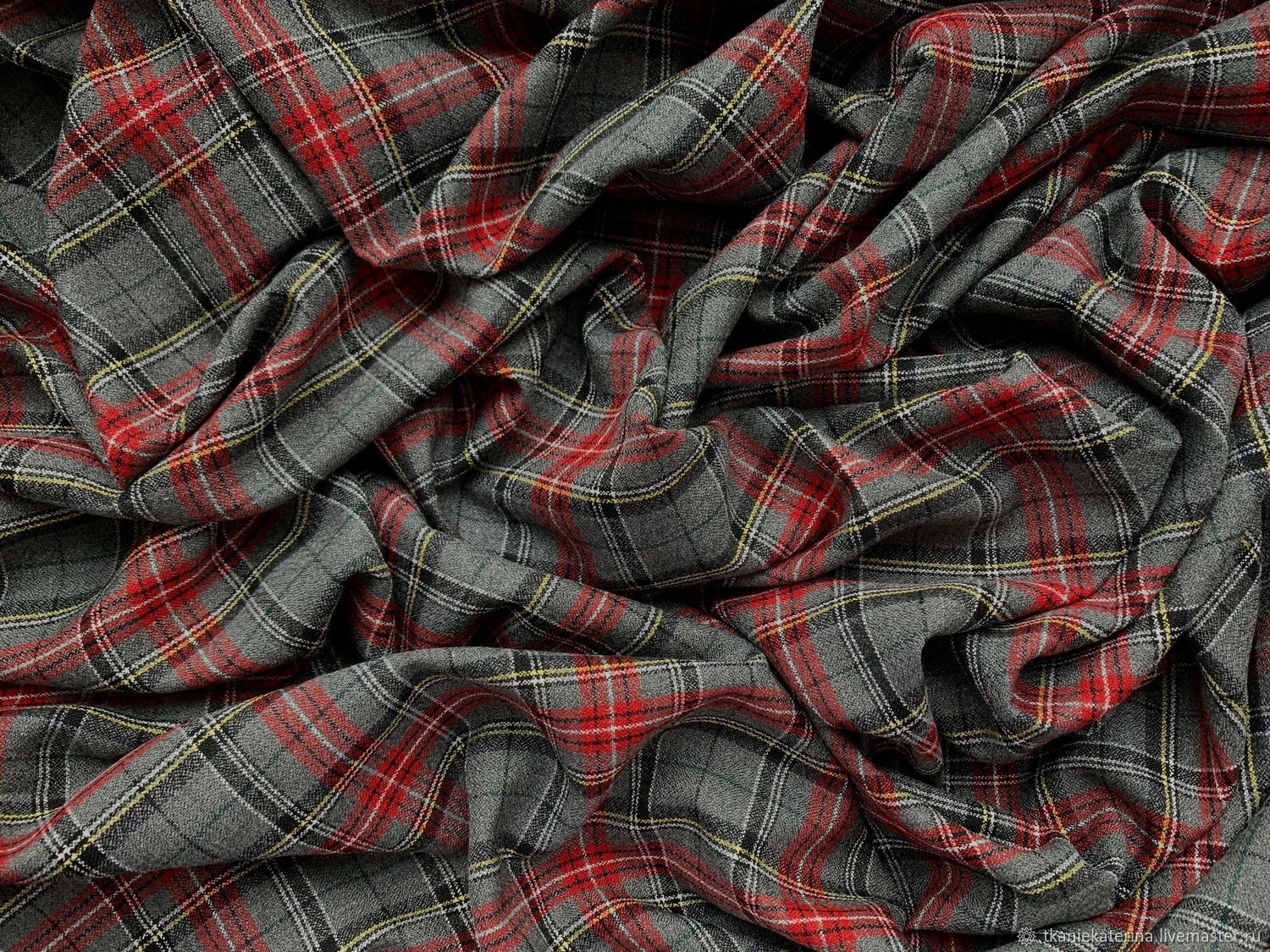 ткань шотландка фото