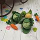 Cabbage in miniature knitted, Doll food, Balashikha,  Фото №1