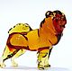 Decorative colored glass figurine dog Chow Chow lion Shaggy. Accessories for Pets. In Glass. Online shopping on My Livemaster.  Фото №2