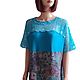 Light summer dress made of viscose staple and lace, Dresses, Colmar,  Фото №1