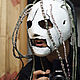 Маска Кори Тейлора Айова с дредами Corey Taylor Mask Iowa mask. Маски персонажей. Качественные авторские маски (Magazinnt). Ярмарка Мастеров.  Фото №4