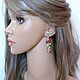 Pearl cluster earrings. Earrings. Elena (luxus-stil). Online shopping on My Livemaster.  Фото №2