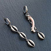 Coral Italian necklace beads Sardinia (925 silver)