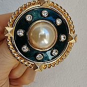 Винтаж: Серьги 1928 jewelry с кристаллами Aurora Borealis. США
