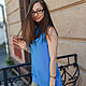 Блуза "Небесная синева" размер 42, Блузки, Екатеринбург,  Фото №1