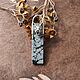 Кулон со снежным обсидианом "Тигр". Кулон. Vadjra-jewelry. Ярмарка Мастеров.  Фото №4