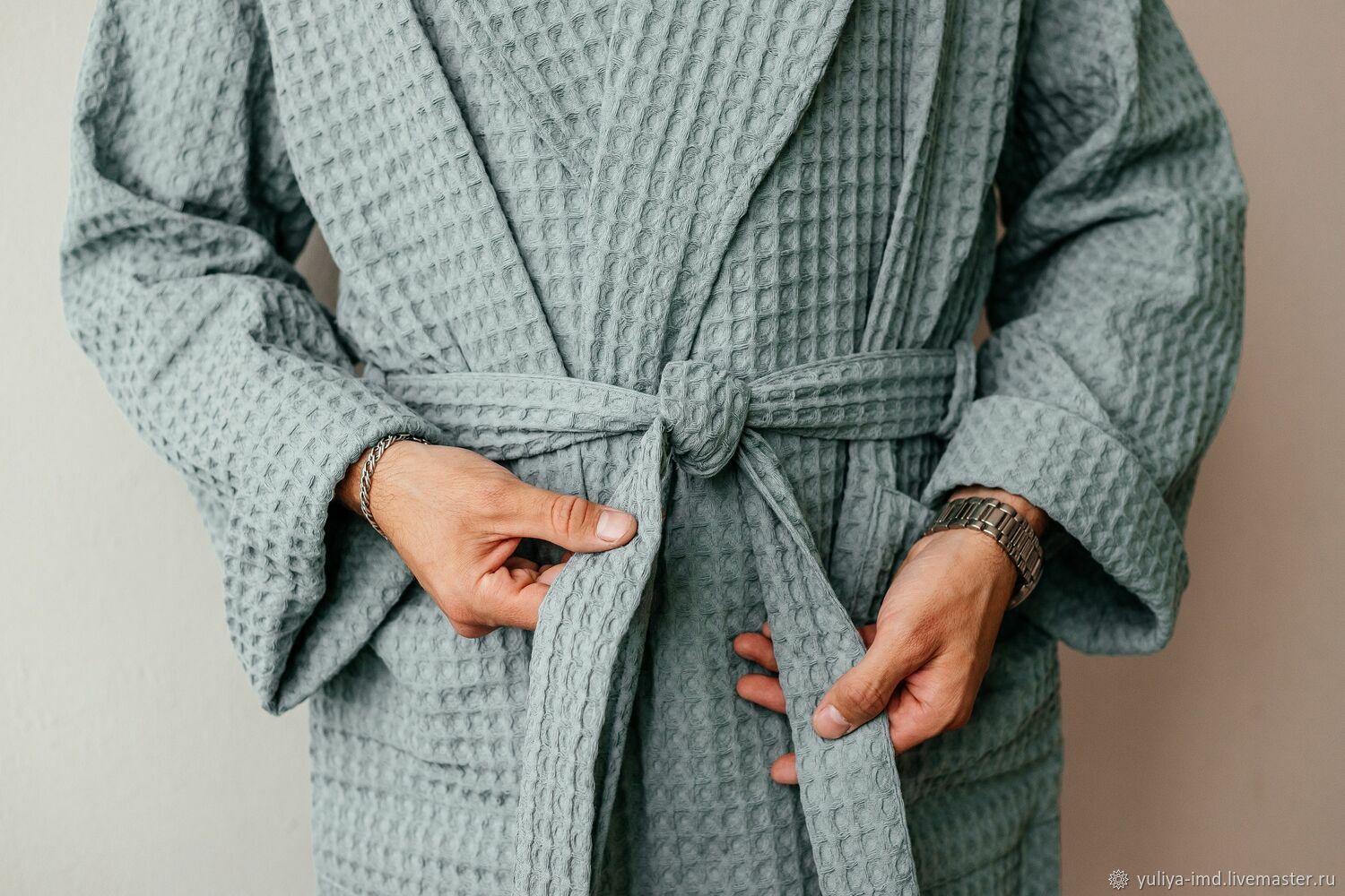 Халаты мужские: Халат мужской банный пыльная мята в интернет-магазине ...