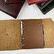 Notebook envelope made of genuine leather. Notebooks. KullikovCraft. My Livemaster. Фото №6