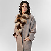 Одежда handmade. Livemaster - original item Designer coat made of mohair, Merino, Scandinavian mink and Fox. Handmade.