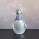 Статуэтка NAO by Lladro 1290 Девочка держится за юбку, Статуэтки, Москва,  Фото №1