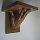 Carved Wall Console Shelf Right Hand (right hand). Interior elements. Carved decor. Online shopping on My Livemaster.  Фото №2