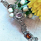 Винтаж handmade. Livemaster - original item Happy Lady`s Bracelet. Art Deco.. Handmade.