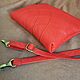 Order Women's red bag, scarlet clutch, phone bag, 246. a-vesta. Livemaster. . Clutches Фото №3