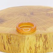 Украшения handmade. Livemaster - original item 16.5 r-r Light Carnelian Ring (nkss165). Handmade.