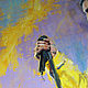Oil painting 'Freddie', 100-100 cm. Pictures. Zhanne Shepetova. My Livemaster. Фото №5
