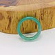 17 R-R Ring Green Tinted Agate (nkzta17). Rings. Selberiya shop. My Livemaster. Фото №6