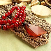 Фен-шуй и эзотерика handmade. Livemaster - original item Small 108 beads with fire opal and carnelian. Handmade.