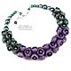 Necklace the power of color (707) designer jewelry, Necklace, Salavat,  Фото №1