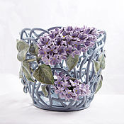 Цветы и флористика handmade. Livemaster - original item Planters for orchids lilacs. Handmade.