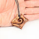 Pendant-Amulet made of wood 'Manta' (zebrano). Pendant. OakForest Wooden Jewelry. My Livemaster. Фото №5