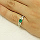 Platinum & 18K Emerald Engagement Ring, AAA+ Colombian Emerald Ring, F. Rings. JR Colombian Emeralds (JRemeralds). My Livemaster. Фото №6