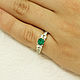 Изумруды в платине и белом золоте 18K от JR. Кольца. МаргаРита (JRemeralds). Ярмарка Мастеров.  Фото №6