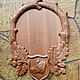 Medallion - panno of wood "For the hunter". Pictures. Inna (decoupage, woodwork). Online shopping on My Livemaster.  Фото №2