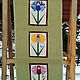Patchwork carpet of Blooming iris, Panels, Pskov,  Фото №1