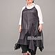 tunic: Art. .4585 Italian cambric tunic with corners, black. Tunics. MilaMi. My Livemaster. Фото №4