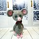 Order Mouse with butterfly. JuliaCrochetToys. Livemaster. . Stuffed Toys Фото №3