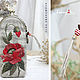 Eyeglass case with clasp 'Red Poppy'. Japanese patchwork. Eyeglass case. Olga Abakumova. Lolenya (lolenya). My Livemaster. Фото №9