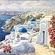 Order Santorini oil painting. Ирина Димчева. Livemaster. . Pictures Фото №3
