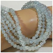 Материалы для творчества handmade. Livemaster - original item Aquamarine transparent natural beads 5 mm piece. Handmade.