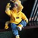 Игрушка из шерсти: Дракон-желтый, Войлочная игрушка, Шахты,  Фото №1