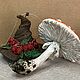 Заказать Ватная игрушка Шляпа волшебницы. Евгения Киргинцева. Ярмарка Мастеров. . Подвески Фото №3