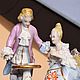 Volkstedt.Antique statue'a Tea party'. Vintage statuettes. Imperia. My Livemaster. Фото №5