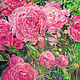 Oil painting on canvas Peony Paradise. Pictures. Pictures for the soul (RozaSavinova). Online shopping on My Livemaster.  Фото №2
