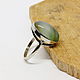 18.75 R. Ring with white-green agate Herbalist. Rings. Selberiya shop. My Livemaster. Фото №5