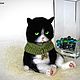 Котик Том. Мягкие игрушки. Марина Хороших. Интернет-магазин Ярмарка Мастеров.  Фото №2