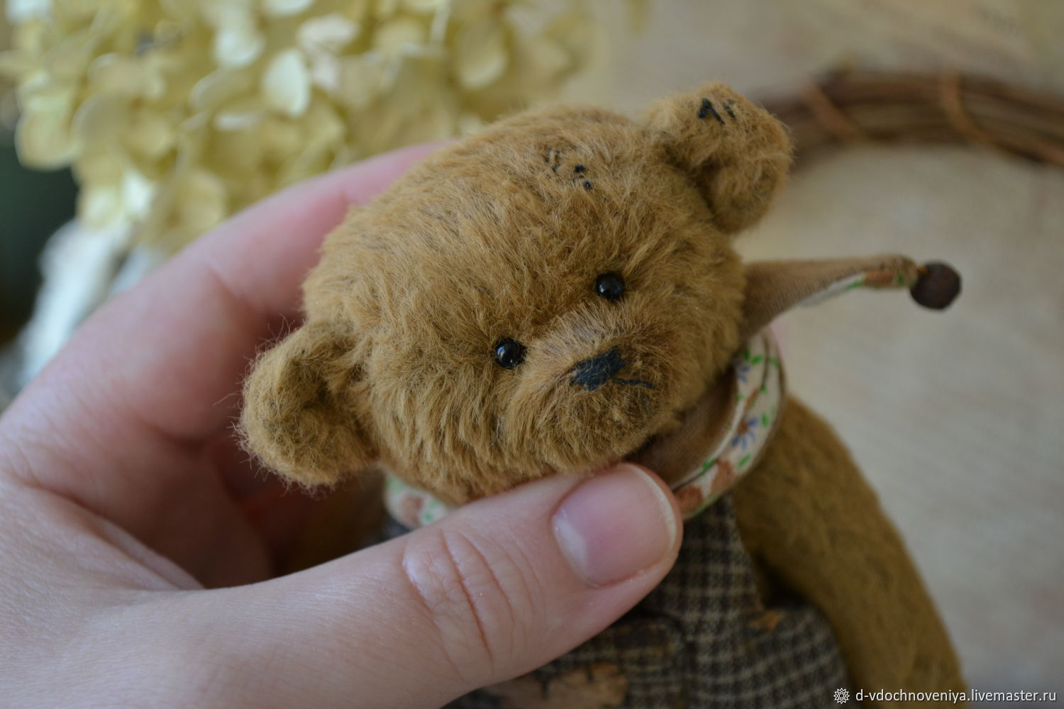 Мишка домовой Нафаня (в одежде) – заказать на Ярмарке Мастеров ...