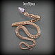 Браслет  "Змейка" с аметистом. Браслет жесткий. JazzBijoux ДжазБижу (Елена Сафронова). Ярмарка Мастеров.  Фото №4