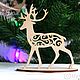 Christmas reindeer made of wood. Christmas gifts. My dear home. Online shopping on My Livemaster.  Фото №2