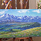 Oil painting mountain landscape 100 x 50 cm. Pictures. kartina-sochi. My Livemaster. Фото №6