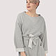 Long cotton cardigan light grey with lurex. Cardigans. Yana Levashova Fashion. Online shopping on My Livemaster.  Фото №2