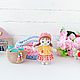 Кукла вязаная с набором одежды в колыбельке, Амигуруми куклы и игрушки, Чебоксары,  Фото №1