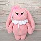 Plush Bunny Pink. Stuffed Toys. ozornyepetli-ap. Online shopping on My Livemaster.  Фото №2