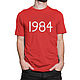 Cotton T-shirt ' George Orwell1984', T-shirts and undershirts for men, Moscow,  Фото №1