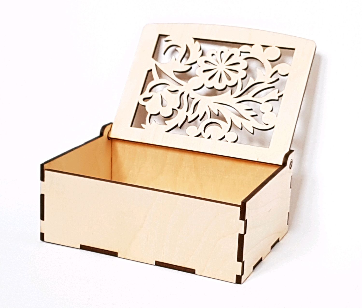 макет коробка пенал из фанеры