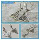 Triquetre Earrings, Folk decorations, Sochi,  Фото №1