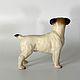 Винтаж: Статуэтка фарфоровая СОБАКА JACK RUSSELL. Made in England. Предметы интерьера винтажные. Французский винтаж. Интернет-магазин Ярмарка Мастеров.  Фото №2